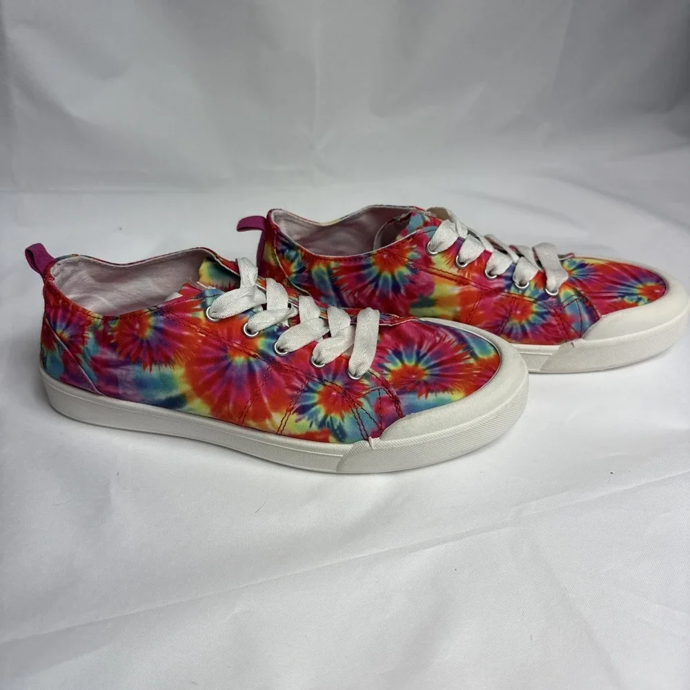 Tie-Dyed, Hippie, Casual,‎  Sugar, Festival Sneakers Women's Size 8